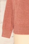 Scopello Pink Soft Knit Sweater w/ Open Back | La petite garçonne sleeve