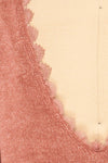 Scopello Pink Soft Knit Sweater w/ Open Back | La petite garçonne back close-up