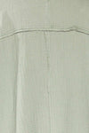 Seda Green Textured Long Sleeve Kimono | La petite garçonne fabric