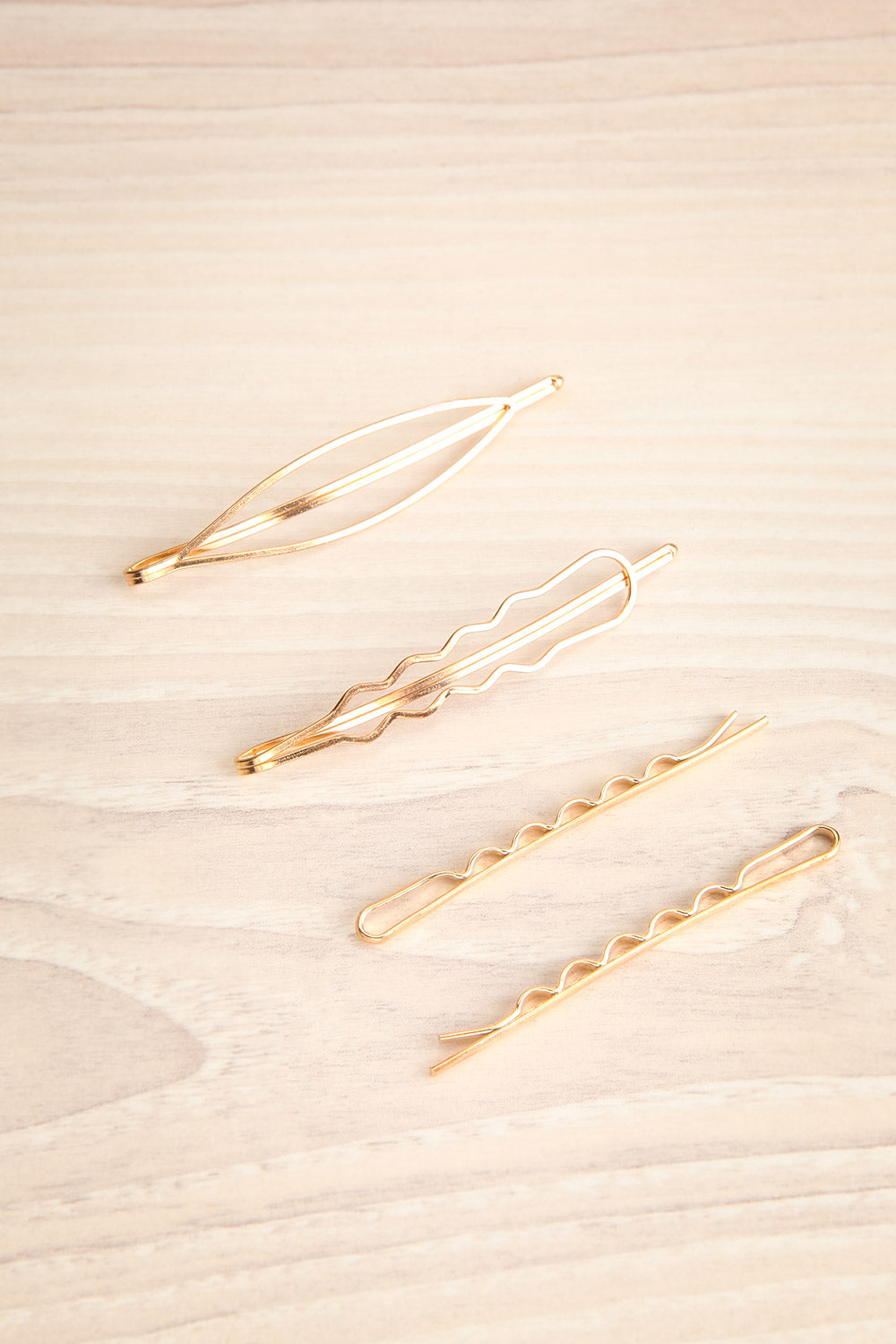 Sedum Set of Ornate Golden Hair Pins | La Petite Garçonne