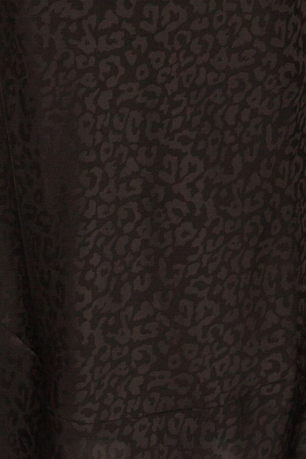 Seefeld Mure Black Leopard Print Slip Dress fabric close up | La Petite Garçonne