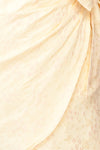 Seorie Strapless Corset Short Floral Dress | Boutique 1861 fabric