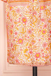 Serenite Pink Paisley Pattern Short Kimono | Boutique 1861  bottom