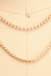 Serpens Or Layered Necklace w/ Pearls | Boutique 1861 close-up