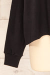 Set Brie Black Sweater and Lounge Pants | La petite garçonne sleeve