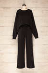 Set Brie Black Sweater and Lounge Pants | La petite garçonne set