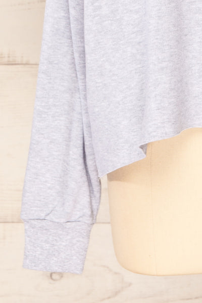 Set Brie Grey Sweater and Lounge Pants | La petite garçonne sleeve