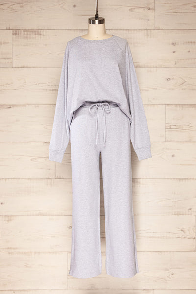 Set Brie Grey Sweater and Lounge Pants | La petite garçonne set