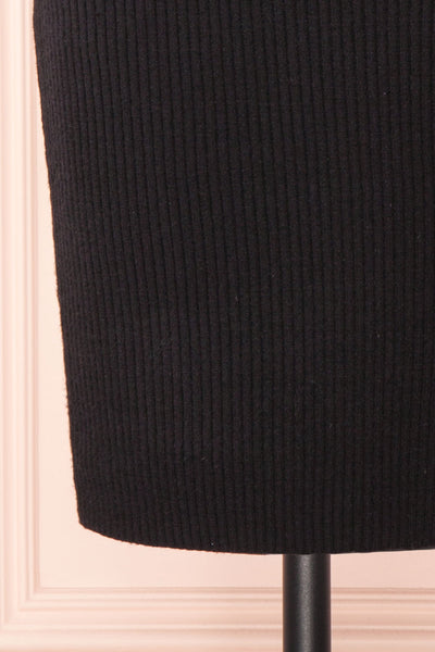 Set Cilia Black Cardigan & Fitted Midi Dress | Boutique 1861 bottom