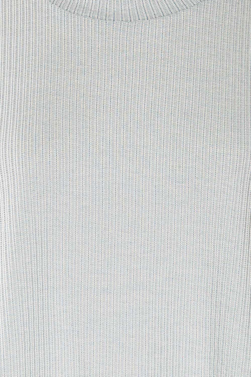 Set Dignes Blue Ribbed T-Shirt & Shorts | La petite garçonne  fabric
