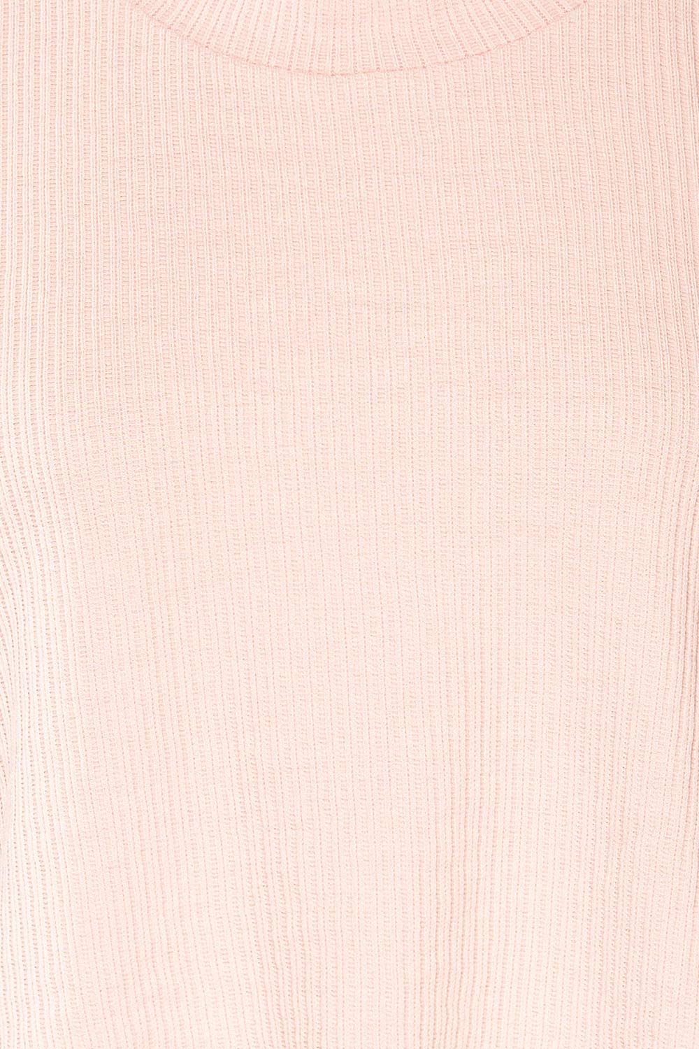 Set Dignes Pink Ribbed T-Shirt & Shorts | La petite garçonne  fabric