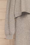 Set Flauro Grey Crop Top & Pants | La petite garçonne sleeve