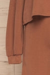 Set Flauro Taupe Crop Top & Pants | La petite garçonne sleeve
