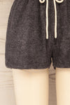 Set Jesen Charcoal Long Sleeve Top & Shorts | La petite garçonne bottom