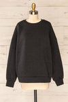 Set Laryk Dark Charcoal Sweater & Joggers | La Petite Garçonne top front view