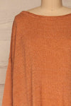 Set Lubin Clay Knitted Top & Skirt Set | La petite garçonne front close-up