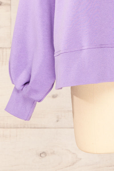 Set Luqa Lavender Sweater & Joggers | La petite garçonne sleeve