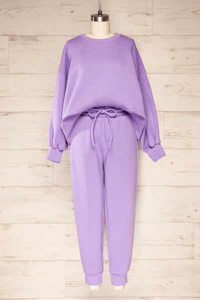 Set Luqa Lavender Sweater & Joggers | La petite garçonne set