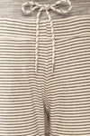Set Radomko Grey Striped Lounge Set | La petite garçonne fabric