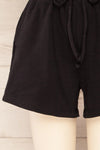 Set Rebec Black Cropped Sweater & Shorts | La petite garçonne  bottom