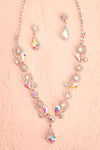 Souffle de Vie Iridescent Crystal Earrings & Necklace | Boutique 1861 group