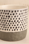 Set Tlava Mugs 4 Patterned Coffee Cups | La petite garçonne grey close-up