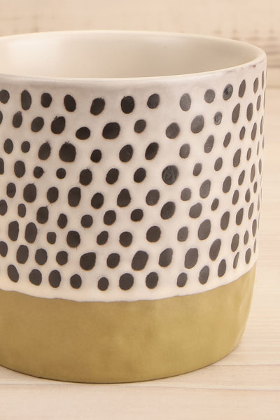 Set Tlava Mugs 4 Patterned Coffee Cups | La petite garçonne yellow close-up