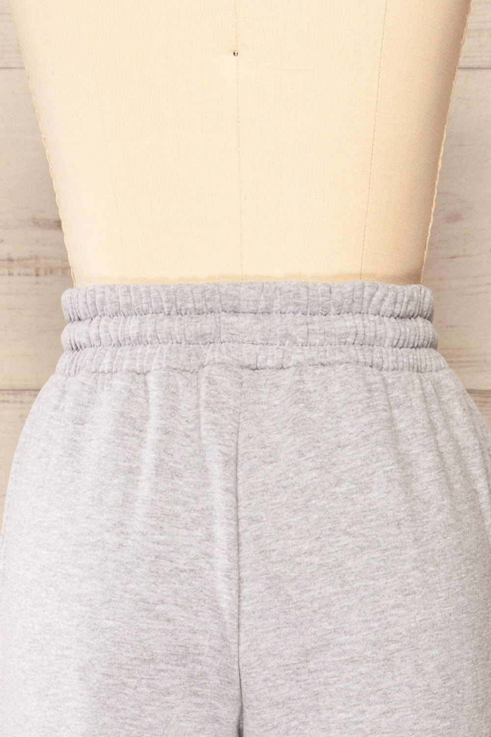 Set Toby Grey Vest and Joggers | La petite garçonne back close-up