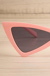 Sevunti Pink Cat-Eye Sunglasses | La petite garçonne close-up