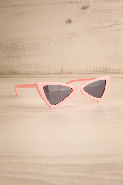 Sevunti Pink Cat-Eye Sunglasses | La petite garçonne side view