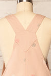 Shanicka Short Overall Dress w/ Embroidery | La petite garçonne back close up