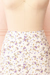 Shantey Short Floral Skirt with Ruffles | Boutique 1861 front close-up
