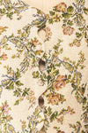 Sharmila Jacquard Cropped Vest w/ Scalloped Hem | Boutique 1861 fabric