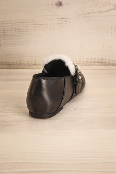 Shela Black & White Slip-On Loafers back view | La Petite Garçonne Chpt. 2 9
