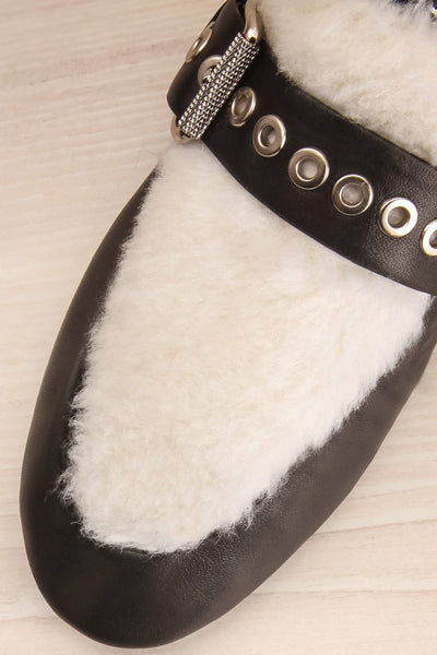 Shela Black & White Slip-On Loafers flat lay close-up | La Petite Garçonne Chpt. 2 3