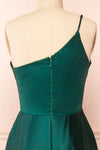 Sheriha Maxi Silky Dress w/ Lace Details | Boutique 1861 back close-up