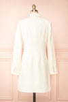 Shirley Ivory Short Blazer Dress | Boudoir 1861 back view