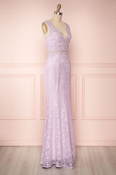 Shizko Lilac | Lace Mermaid Gown