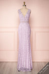 Shizko Lilac Purple Lace Mermaid Gown | Boudoir 1861