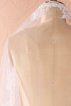 Sidalcée - White embroidered wedding veil
