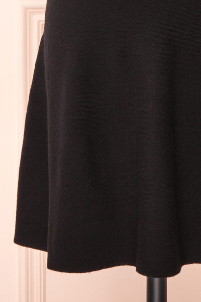 Sigrid Black Short Fit & Flare Skirt | Boutique 1861 bottom