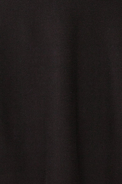Sigrid Black Short Fit & Flare Skirt | Boutique 1861 fabric