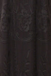 Silens Black Short Sleeveless Lace Halter Dress | Boutique 1861 fabric