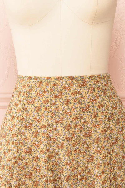 Silka Short Skirt w/ Ruffles | Boutique 1861 front close-up
