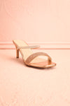Simart Rosegold Slip-On Sandal Heels | Talons | Boutique 1861 front view