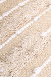Sissone White & Beige Woven Cotton Carpet | La Petite Garçonne Chpt. 2 3