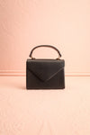Slovia Black Small Handbag w/ Removable Chain Strap | Boutique 1861 front view