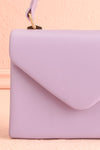 Slovia Lavender Small Handbag w/ Removable Chain Strap | Boutique 1861 front close-up