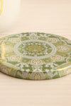 Small Textured Candle Moroccan Mint Tea by Voluspa | La petite garçonne lid close-up
