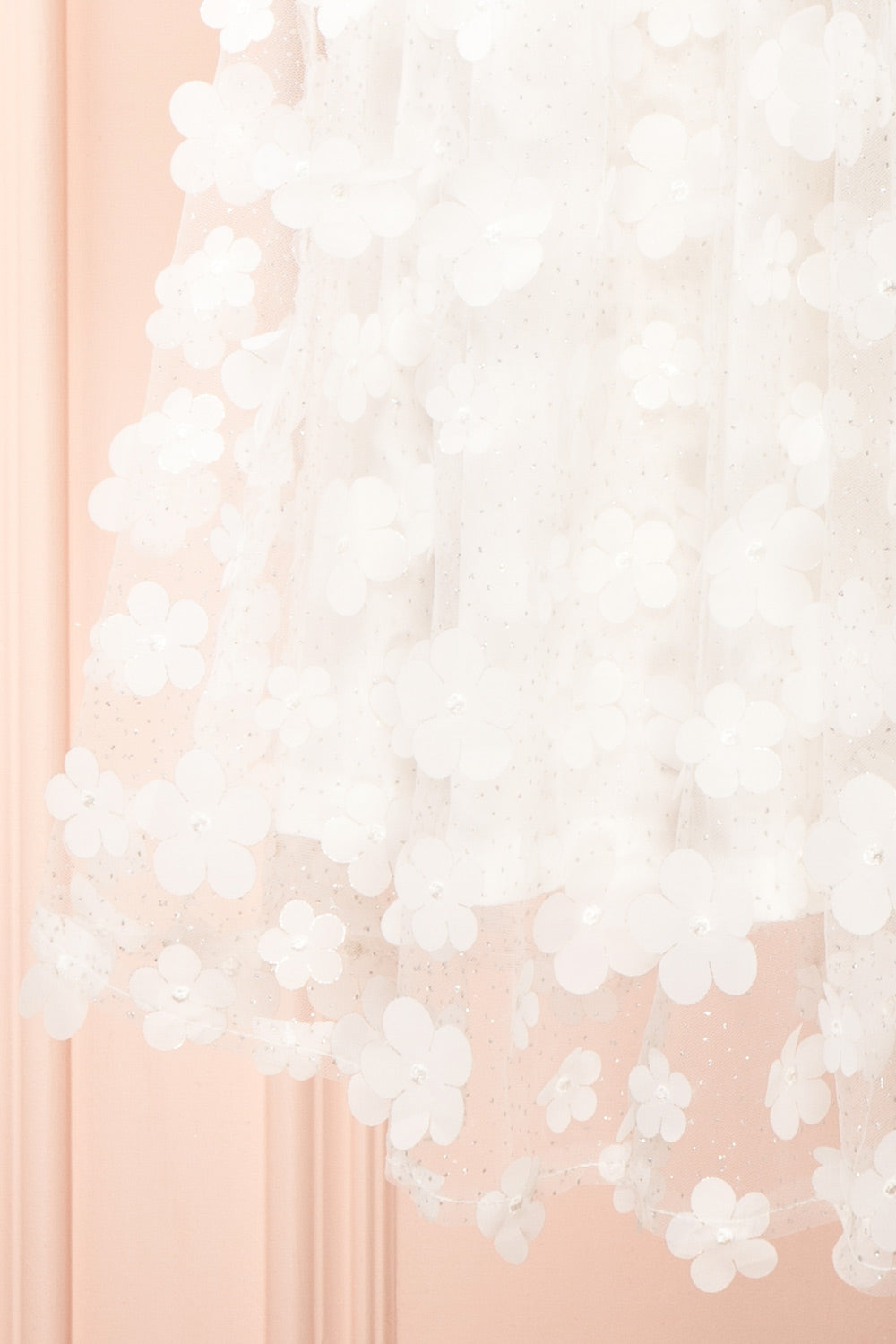 Snorri White Babydoll Dress w/ Flowers | Boutique 1861 bottom 